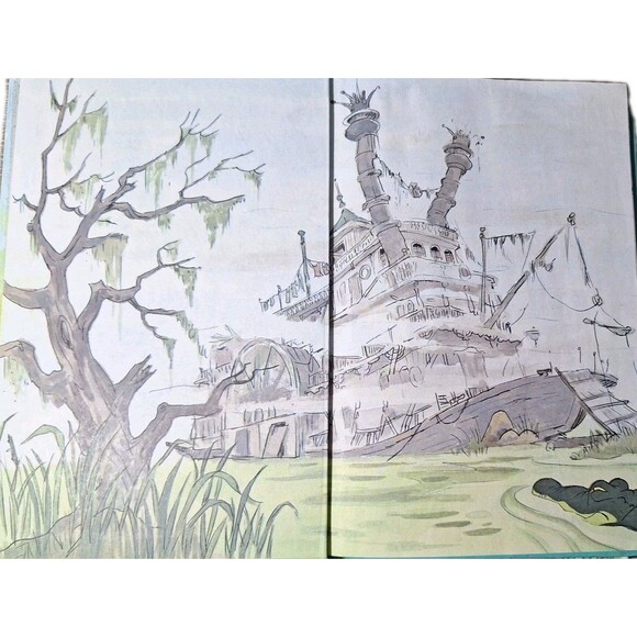 Vintage Walt Disney Book Lot – Pinocchio (1973), The Rescuers (1977), Thumper... - Picture 8 of 12